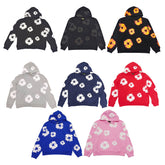 3D Puff Print Pullover Hoodie & Sweatpants – Relaxed Unisex American Streetwear