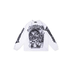2025 Hellstar Streetwear Hip-Hop Long Sleeve Tee – Unisex