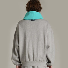 FOG Essentials Color Block Fleece Pullover Hoodie – 24SS American Streetwear