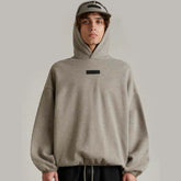 FOG Essentials Ribbed Edge Stretch Relaxed Hoodie – 2024SU American Streetwear