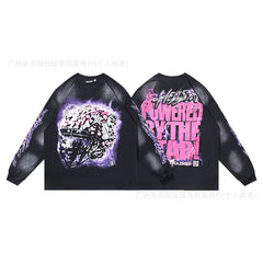 Hellstar Streetwear Oversized Long Sleeve Tee – Unisex