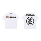 2025 American Vintage Floral Print Oversized Unisex Tee