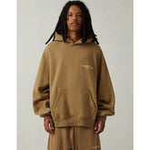 FOG Essentials Velvet Flocked Pullover Hoodie – 22SS American Streetwear