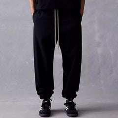 FOG Essentials Silicone Print Fleece Sweatpants – 2023SS American Streetwear