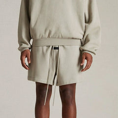 FOG Essentials Classic Rolled-Hem Shorts – 2024SS Unisex American Streetwear