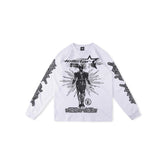 2025 Hellstar Streetwear Hip-Hop Long Sleeve Tee – Unisex