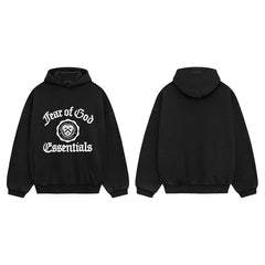 FOG Essentials Heavyweight Pullover Hoodie – 2024FW Unisex American Streetwear