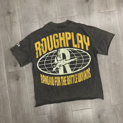 RoughPlay NYC Distressed Rhinestone Graphic Tee