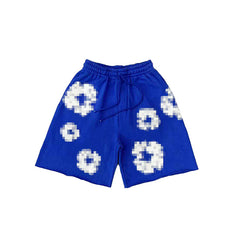 Kapok Puff Print Relaxed Shorts – High Street Unisex American Streetwear