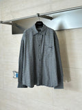 Acne Studios Oversized Long‑Sleeve Plaid Button‑Down Shirt