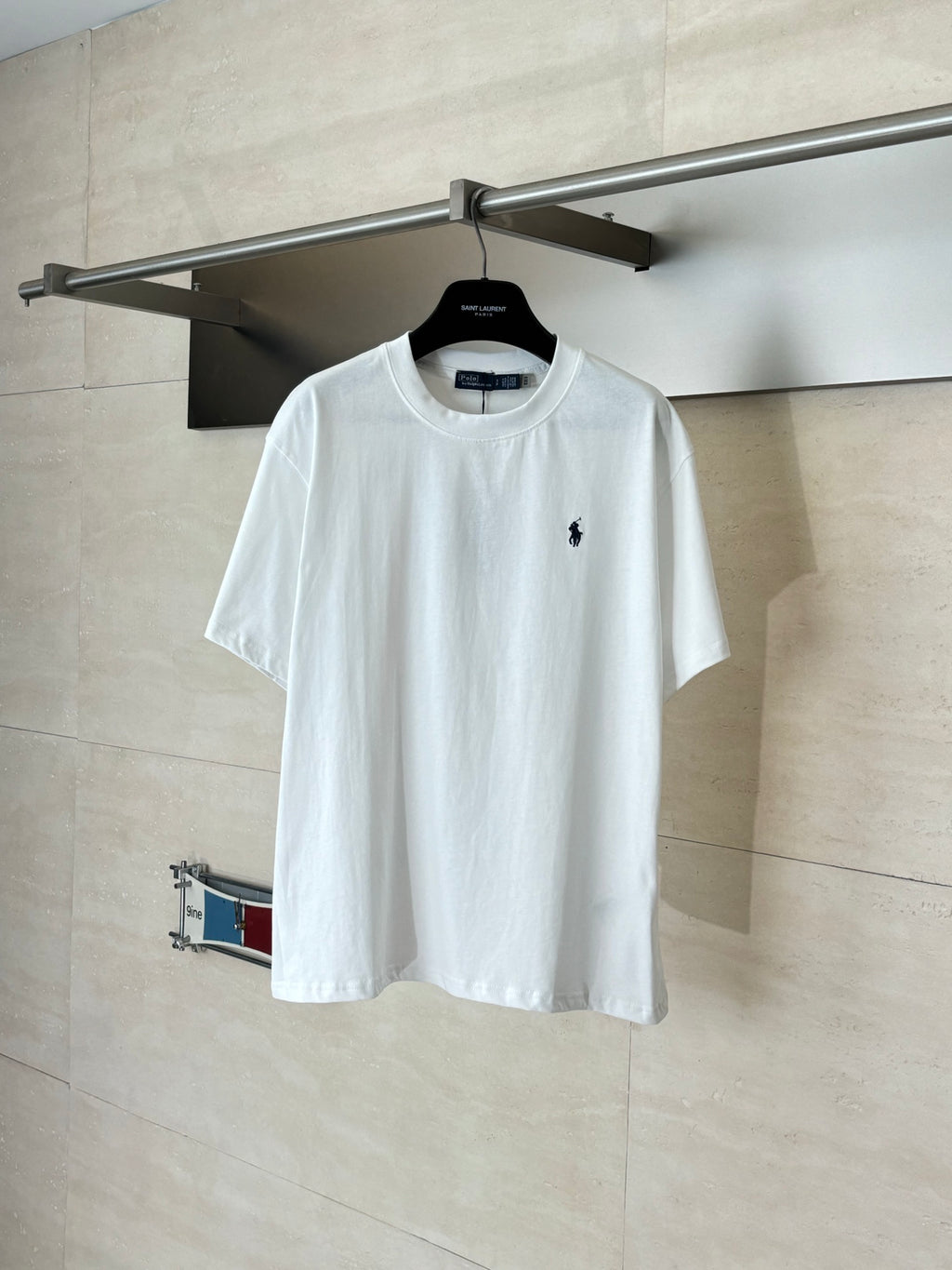 Ralph Lauren Men's Relaxed‑Fit Crew‑Neck Short‑Sleeve T‑Shirt With Navy Pony Logo