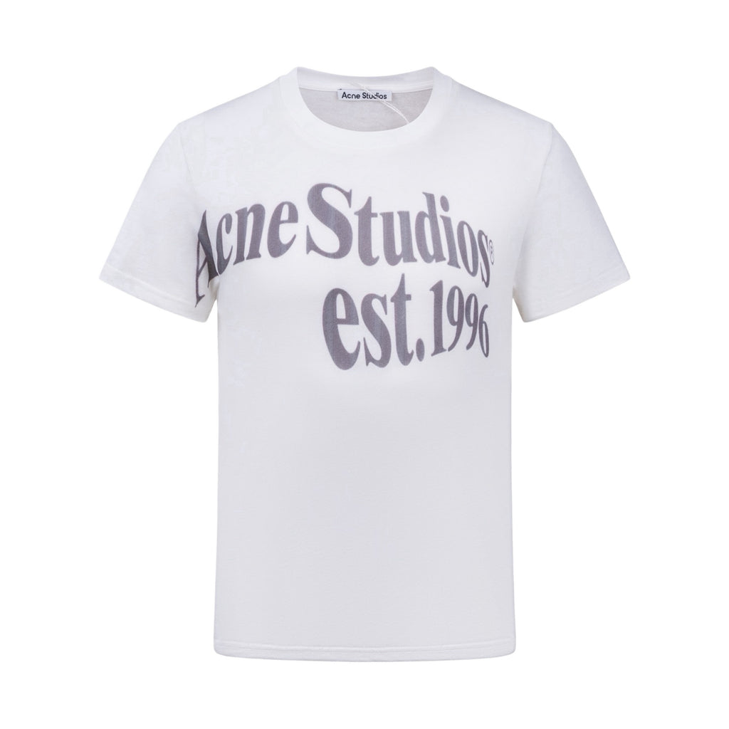 Acne Studios Est.1996 Large Front‑Print Crew‑Neck Short‑Sleeve T‑Shirt