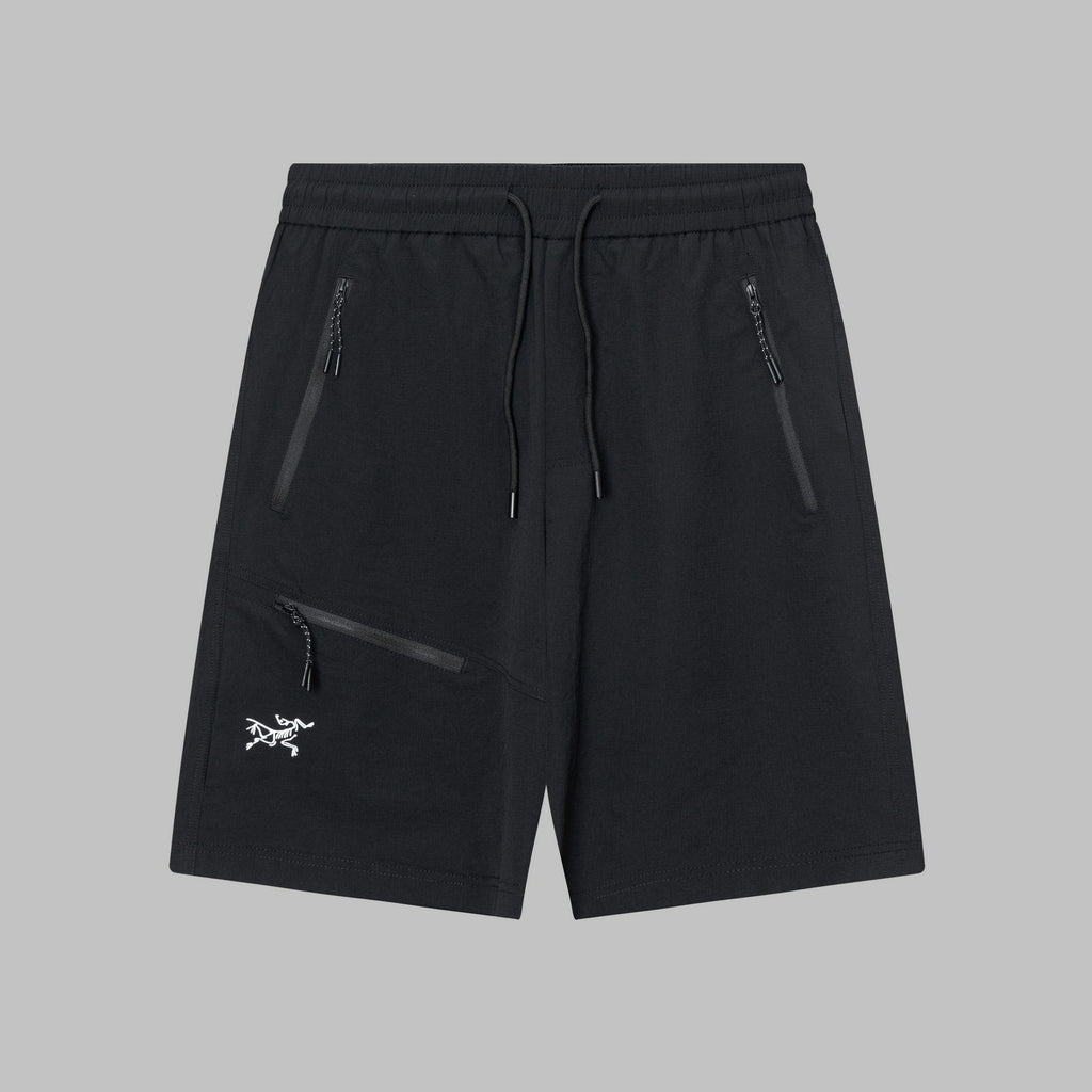 Arc'teryx Multi‑Zipper Pocket Drawstring Outdoor Shorts