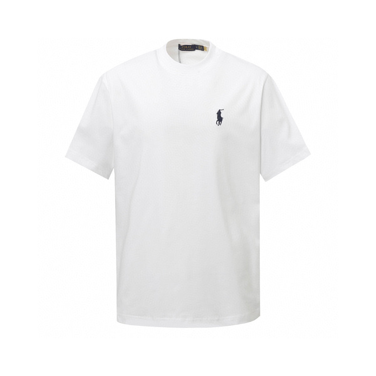 Ralph Lauren Men's White Crew‑Neck Short‑Sleeve Embroidered Pony T‑Shirt