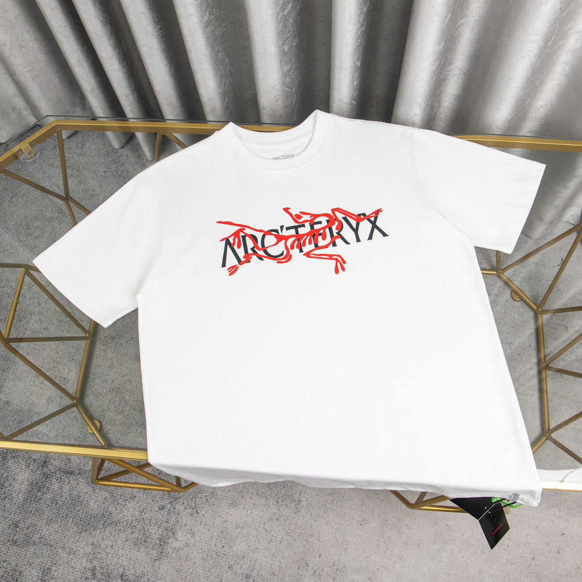 Arc'teryx Red Bird Graffiti Logo Oversized T-Shirt