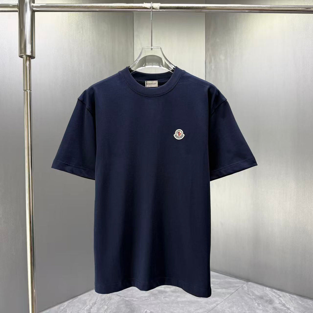 Moncler Badge Essential T-Shirt Navy
