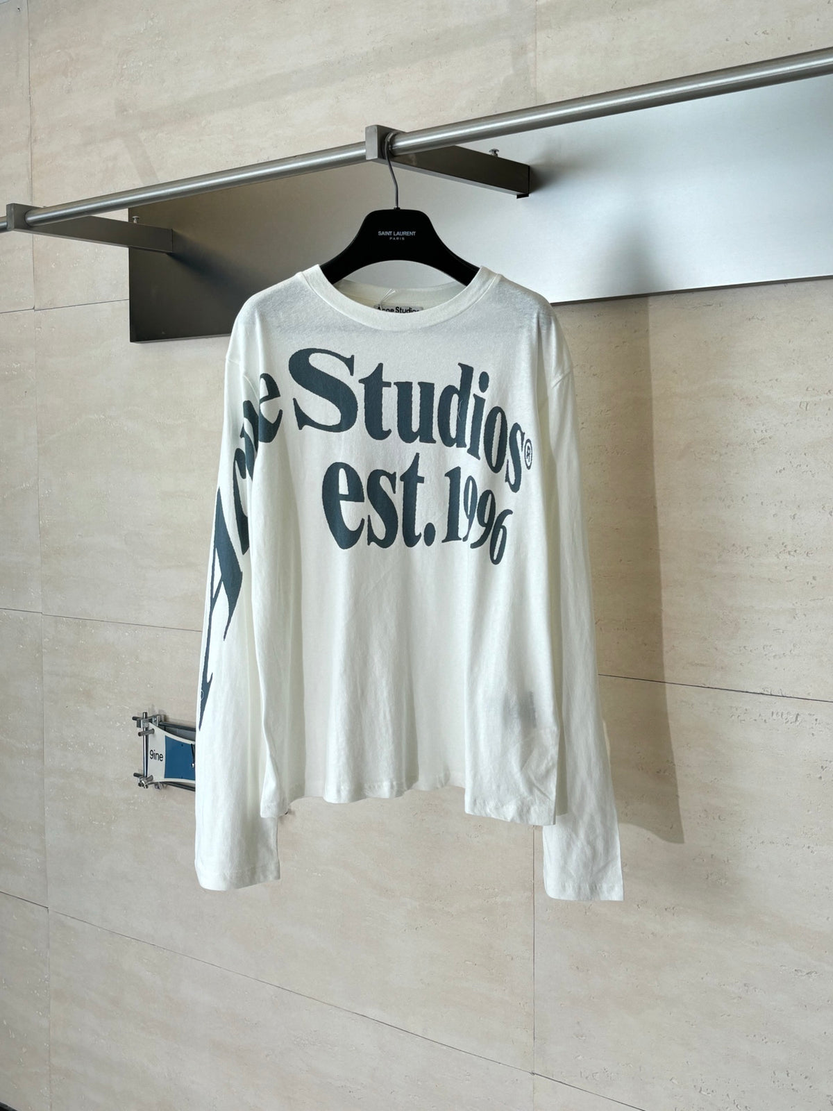 Acne Studios Est.1996 Graphic Oversized Long‑Sleeve T‑Shirt