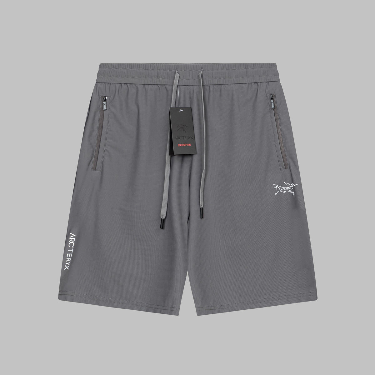 Arc'teryx Side Letter Logo Zipper Pocket Drawstring Outdoor Shorts