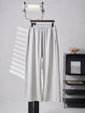 Acne Studios Heather Grey Wide‑Leg Sweatpants