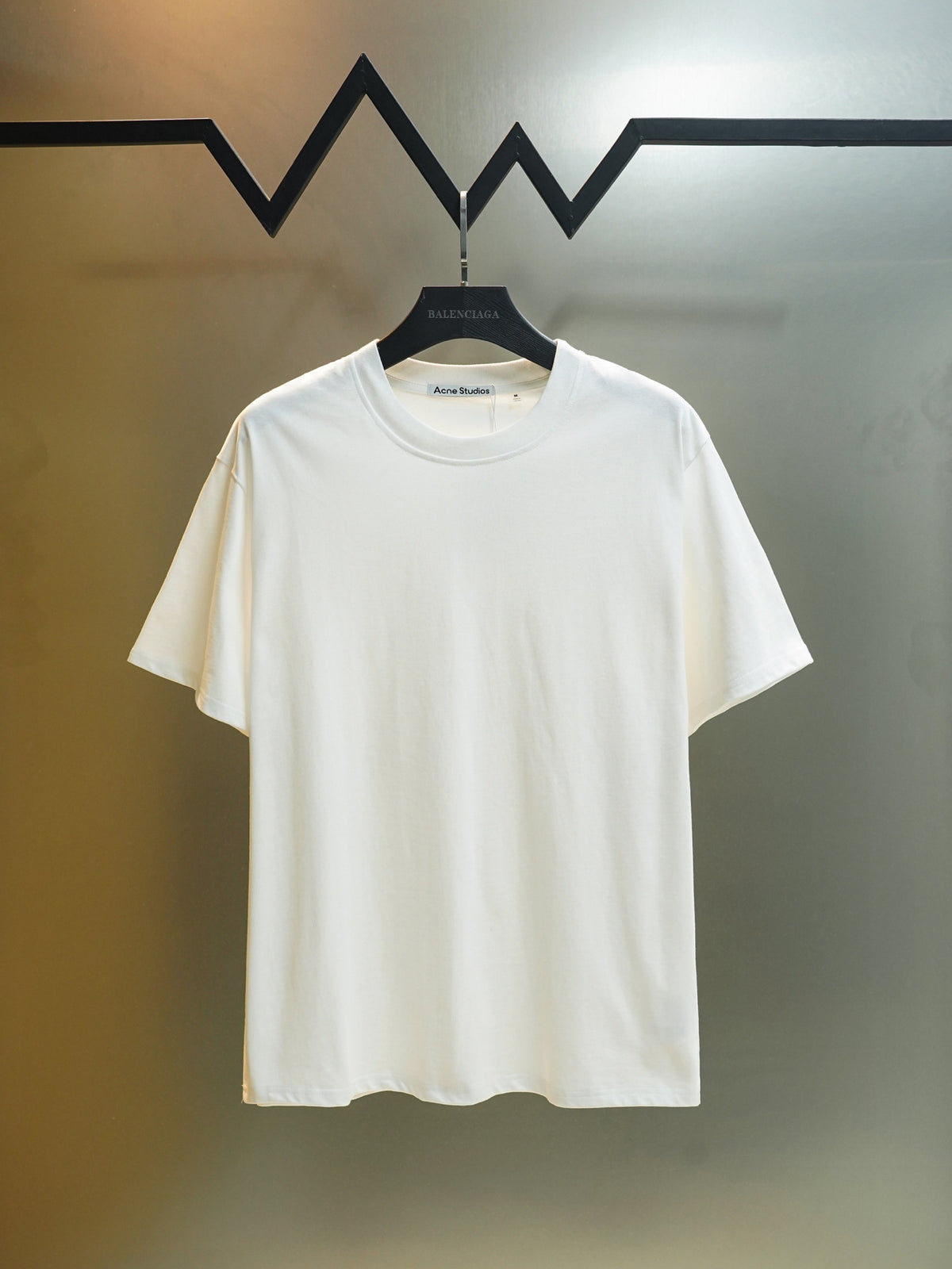 Acne Studios Solid Crew‑Neck Short‑Sleeve T‑Shirt