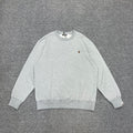 BAPE One Point Ape Head Crewneck Sweatshirt - 420gsm - Gray / Black