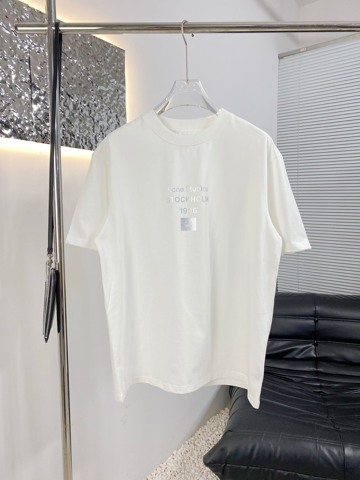 Acne Studios Short‑Sleeve Stockholm 1996 Face Graphic T‑Shirt