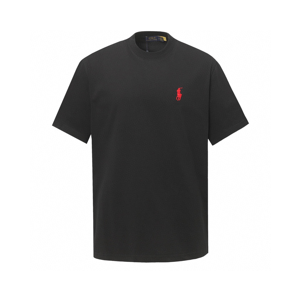 Ralph Lauren Men's White Crew‑Neck Short‑Sleeve Embroidered Pony T‑Shirt
