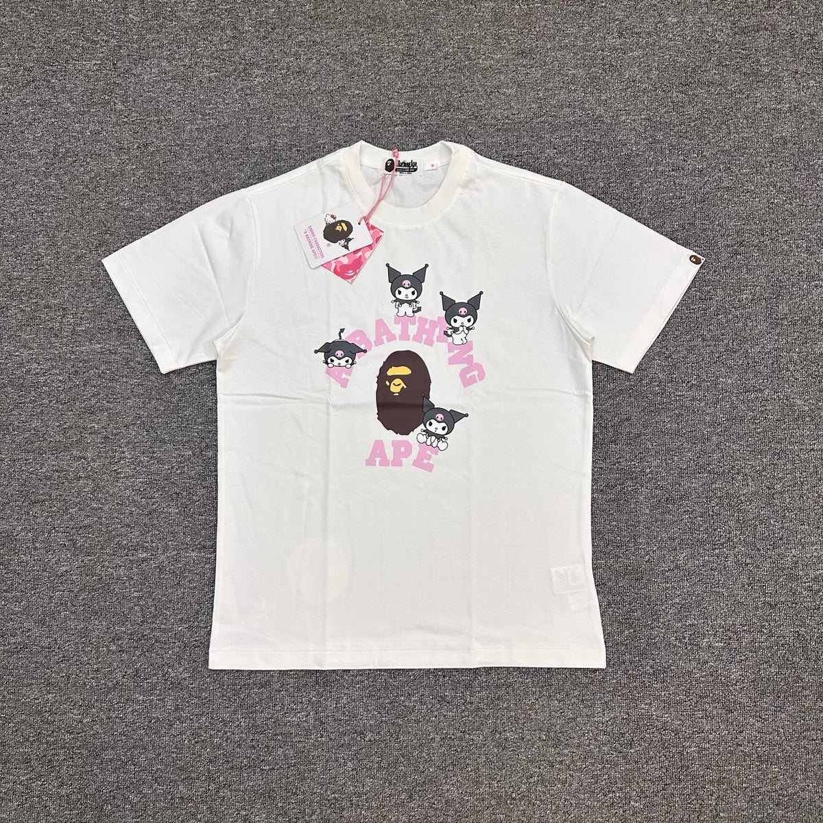 BAPE × Sanrio College T-Shirt — Kuromi / Hello Kitty