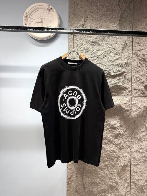 Acne Studios Circular Graphic Short‑Sleeve T‑Shirt