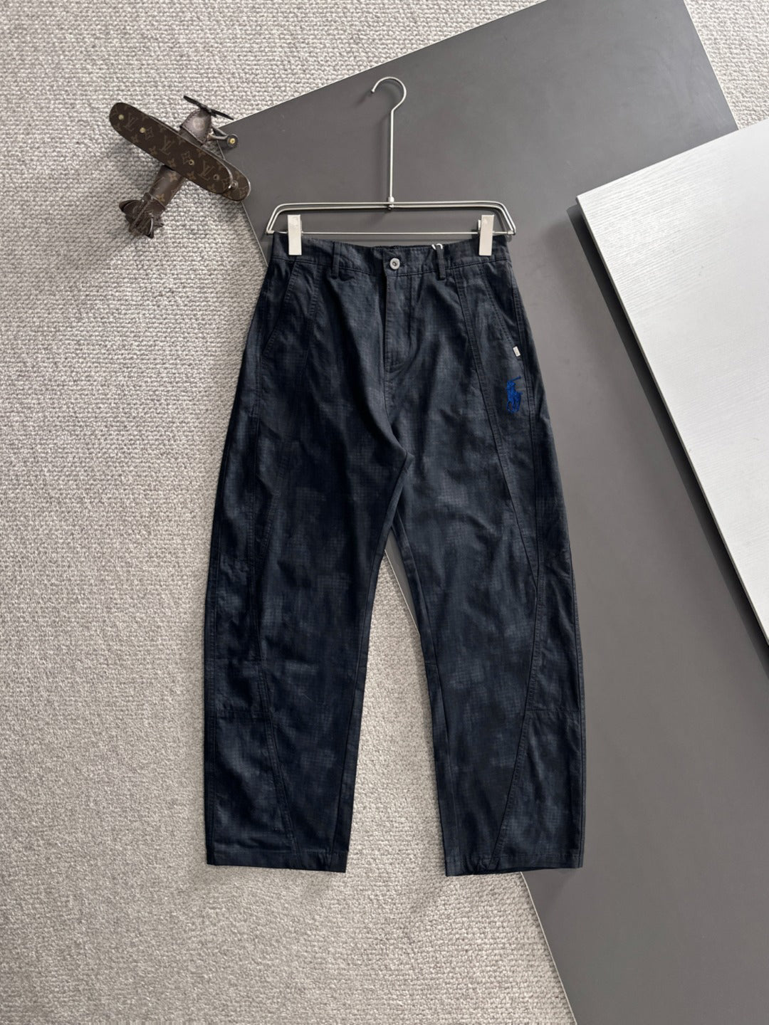 Ralph Lauren Men's White Straight‑Leg Casual Trousers