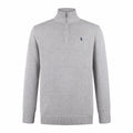 Polo Ralph Lauren Men’s Quarter‑Zip Knit Sweater, Ribbed Mock Neck Pullover