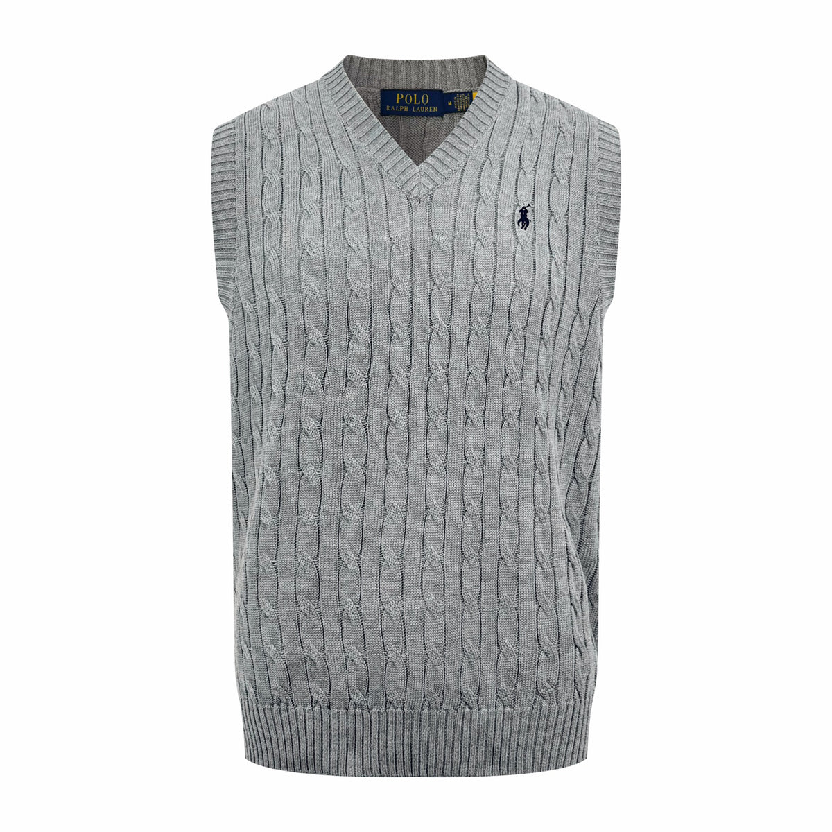 Ralph Lauren Men's V‑Neck Cable‑Knit Sweater Vest