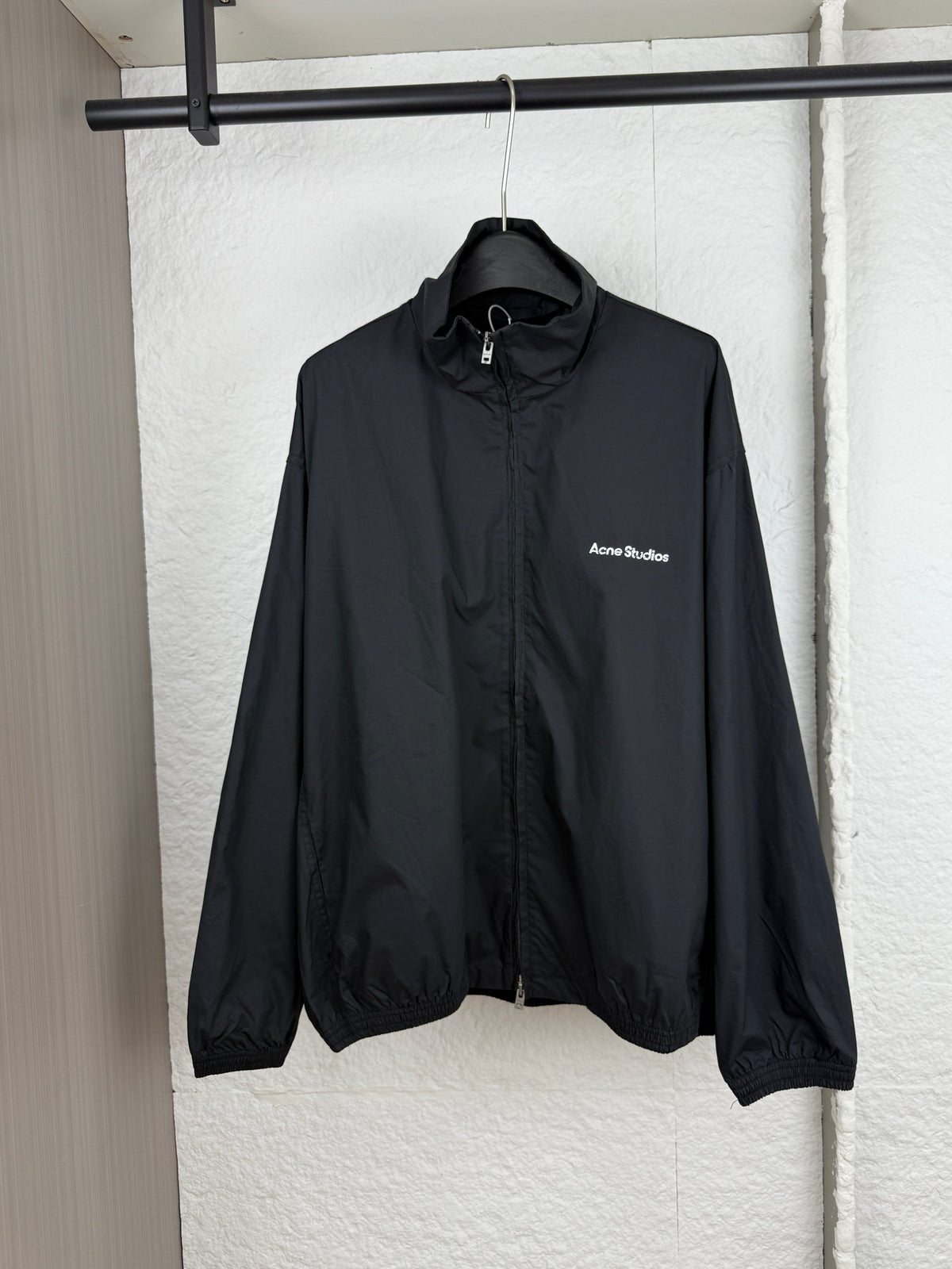 Acne Studios Stand‑Collar Full Zip Lightweight Track Jacket