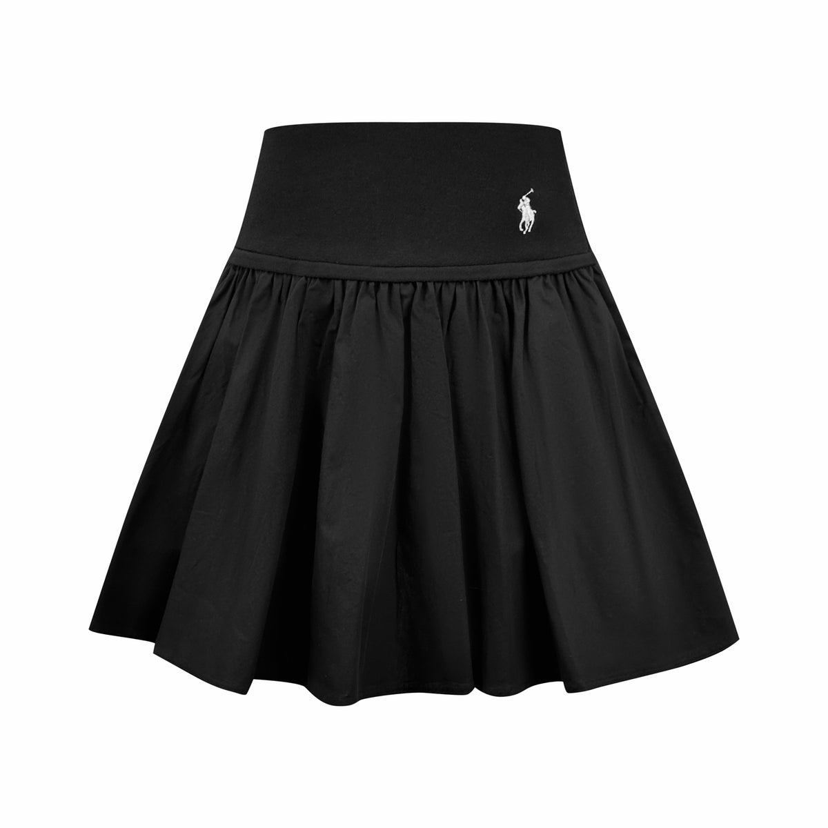 Polo Ralph Lauren Women’s High‑Waist Pleated Mini Skirt With Pony Embroidery