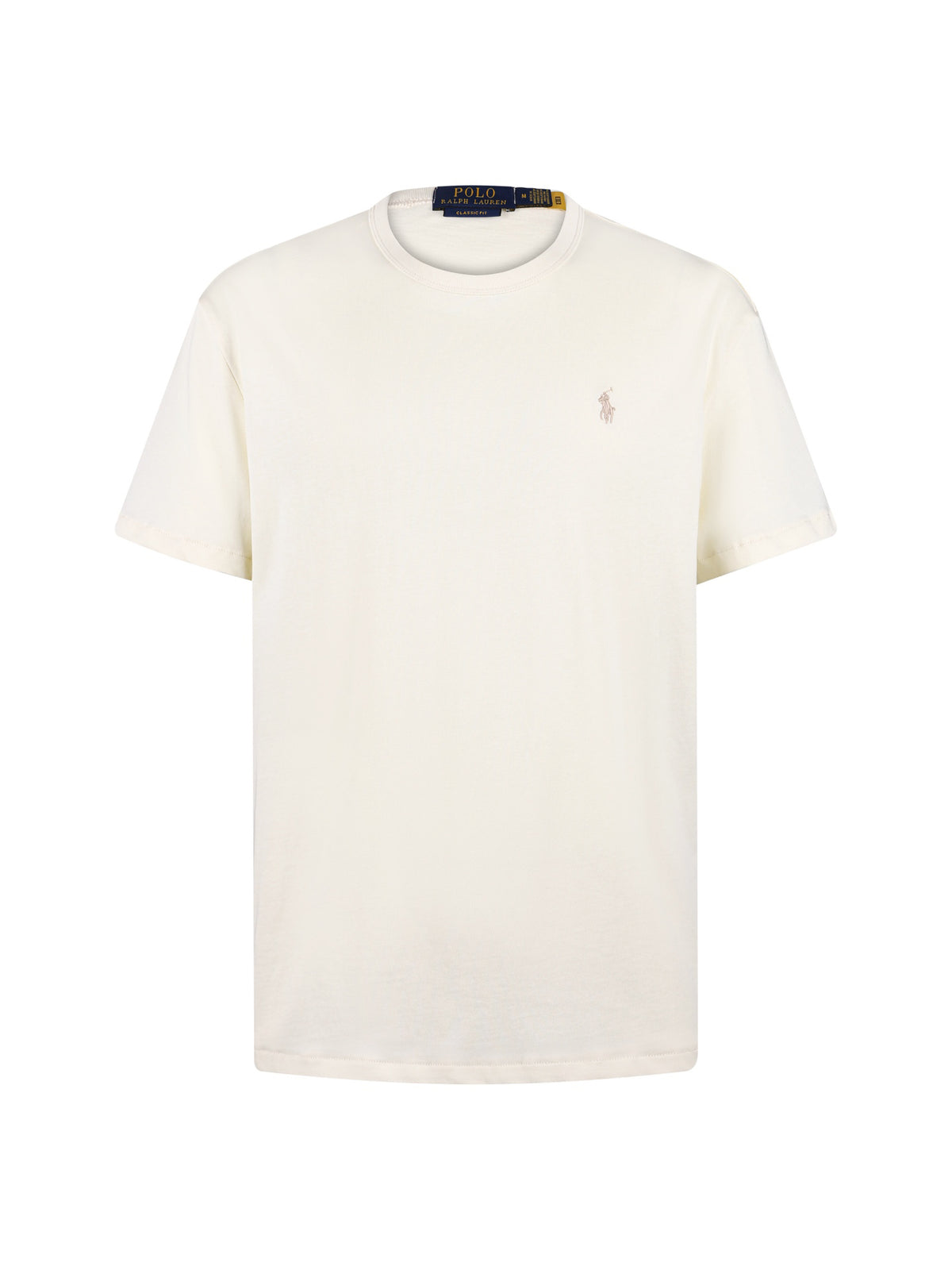 Polo Ralph Lauren Men's Crew‑Neck Short‑Sleeve T‑Shirt, White Pony Embroidery