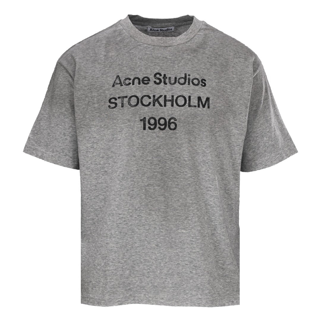 Acne Studios Stockholm 1996 Heather‑Tone Oversized Crew‑Neck T‑Shirt