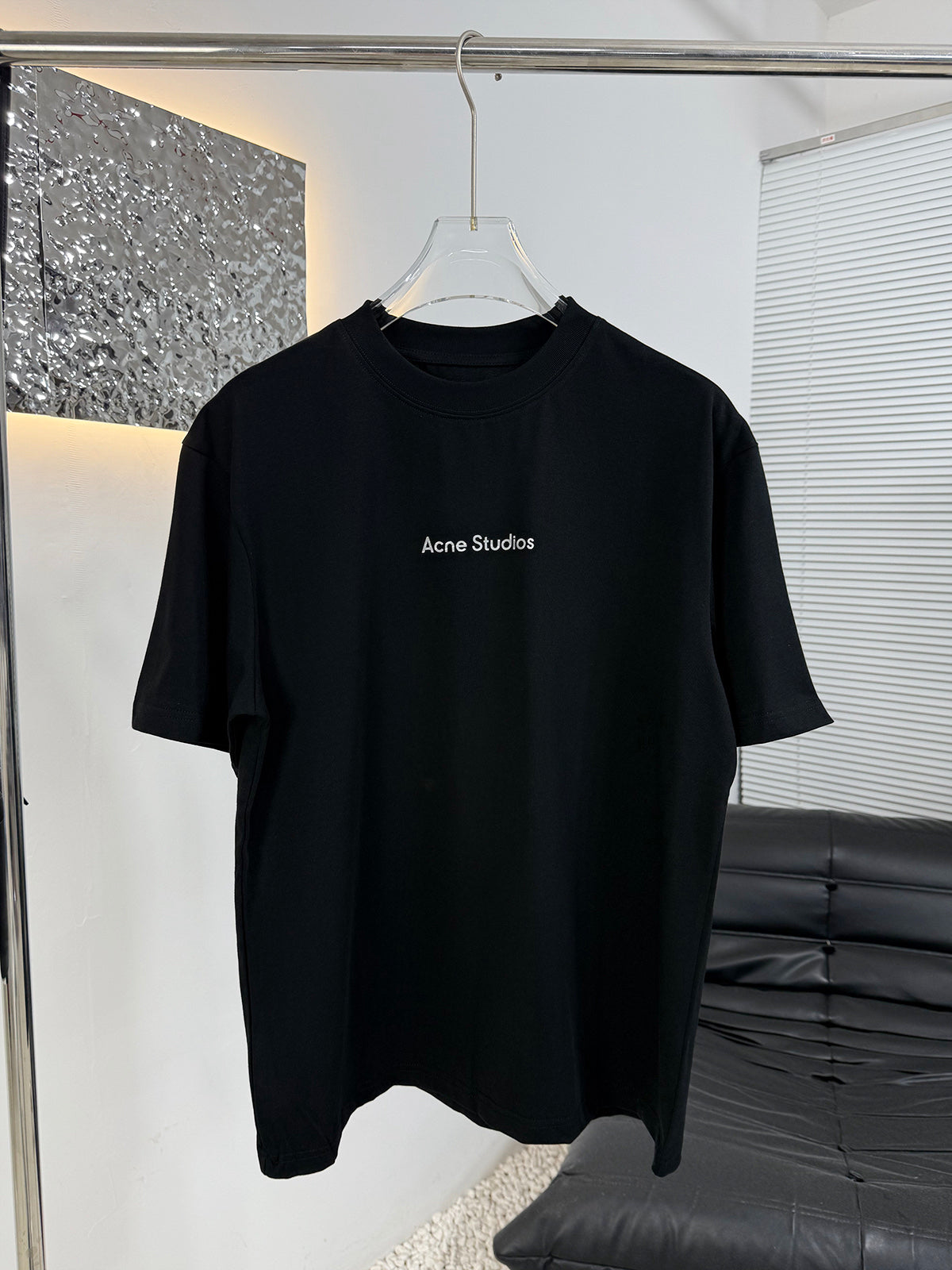 Acne Studios Short‑Sleeve Chest Logo T‑Shirt