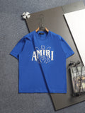 AMIRI Studded Heart Graphic Crew Neck Short‑Sleeve T‑Shirt