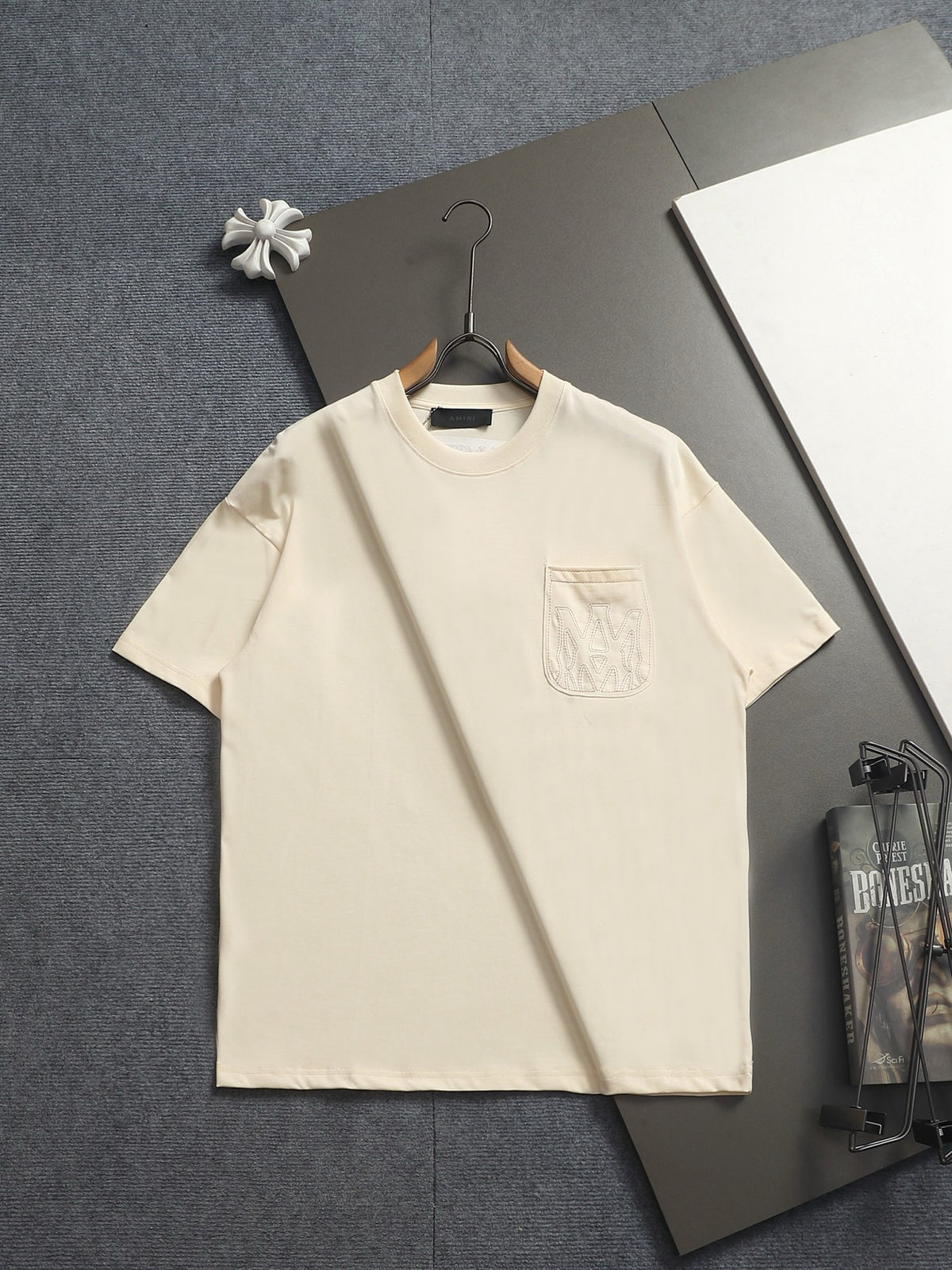 Amiri Crew‑Neck Pocket Short‑Sleeve T‑Shirt