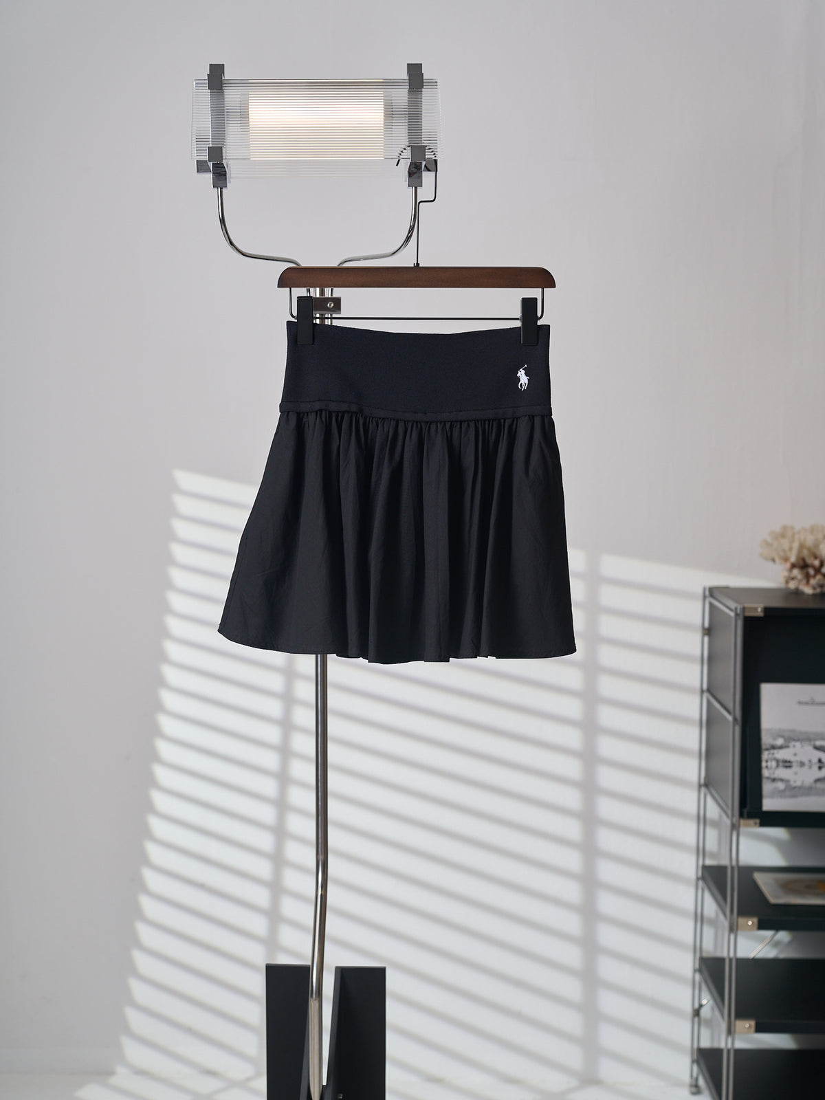 Polo Ralph Lauren Women’s Pleated Mini Skirt With Pony Embroidery