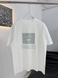 Acne Studios Short‑Sleeve Smile Face Graphic Print T‑Shirt