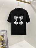AMIRI Symmetrical Tribal Graphic Crew Neck Short‑Sleeve T‑Shirt