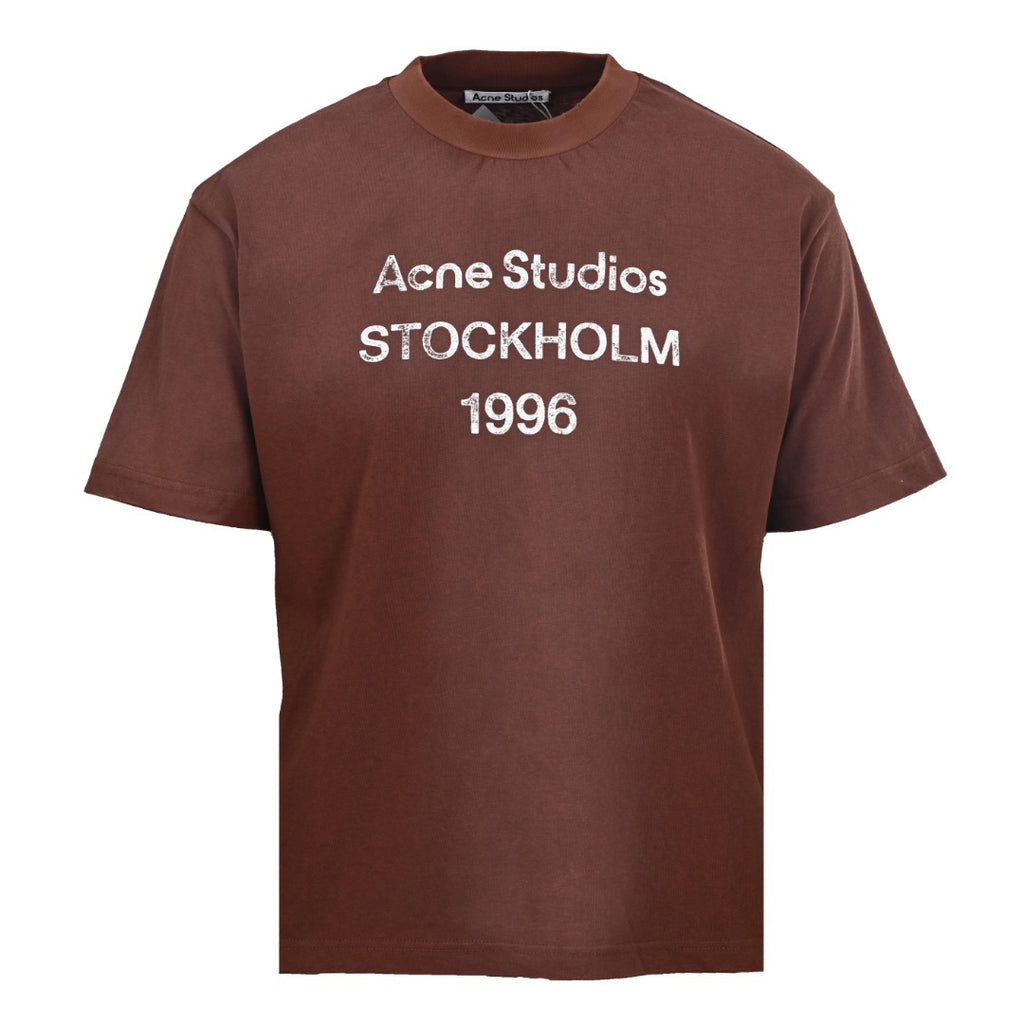 Acne Studios Stockholm 1996 Vintage‑Print Oversized Crew‑Neck T‑Shirt