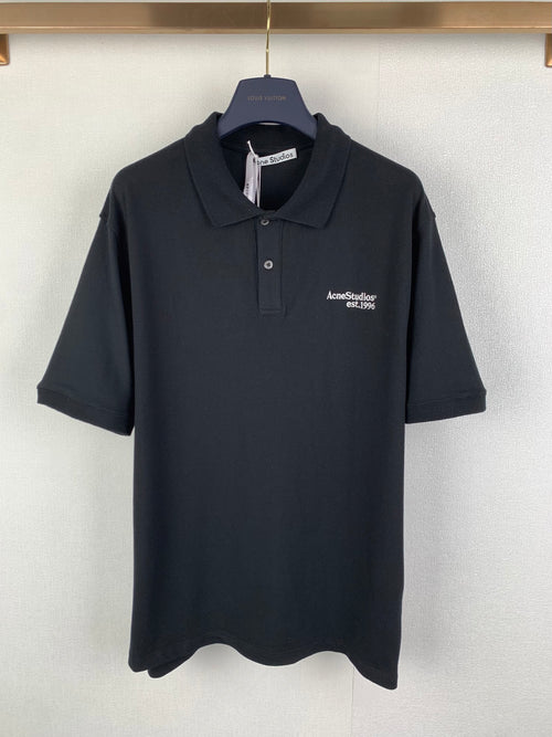 Acne Studios Classic Short‑Sleeve Polo Shirt