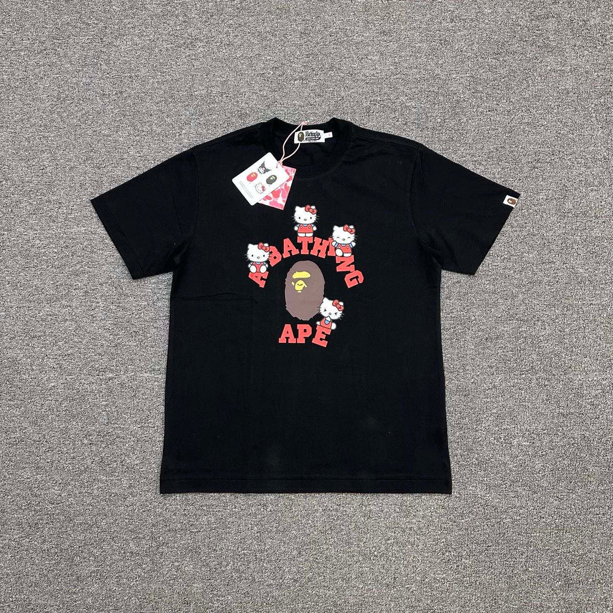 BAPE × Sanrio College T-Shirt — Kuromi / Hello Kitty