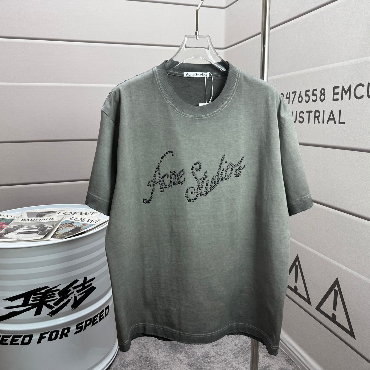Acne Studios Script Logo Short‑Sleeve T‑Shirt