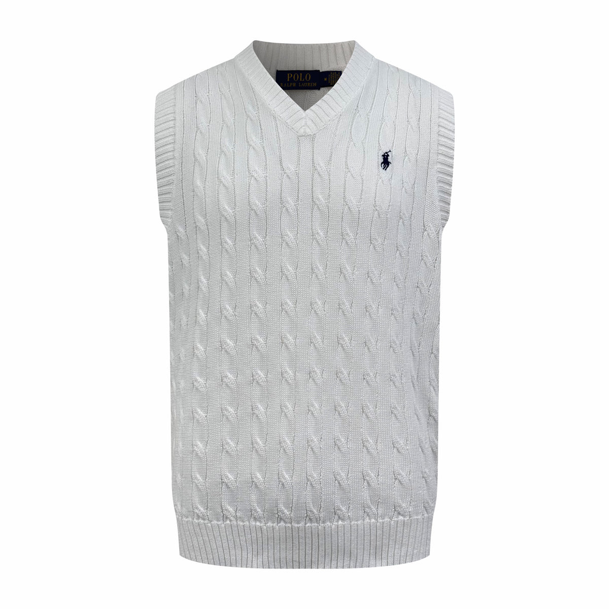 Ralph Lauren Men's V‑Neck Cable‑Knit Sweater Vest