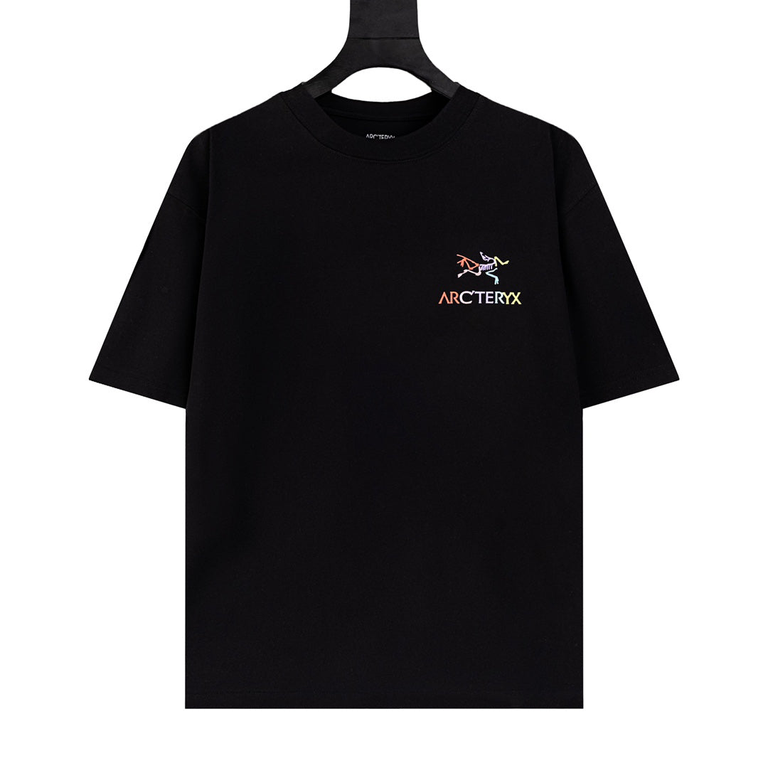 Arc'teryx Rainbow Logo Evolution‑Figure Back Graphic SS T‑Shirt