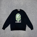 BAPE ABC Camo Organic Cotton "By Bathing Ape" Crewneck Sweatshirt