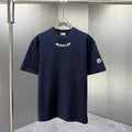 Moncler Lettering Logo T-Shirt Navy